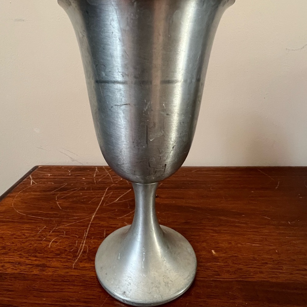 WEB Pewter Goblet Chalice 1153 Collectible Metalware
